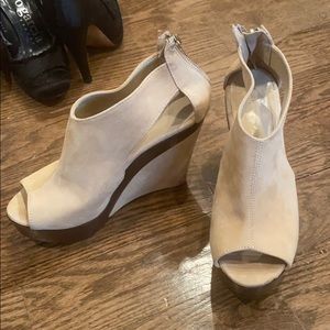 Tan pumps from Italy